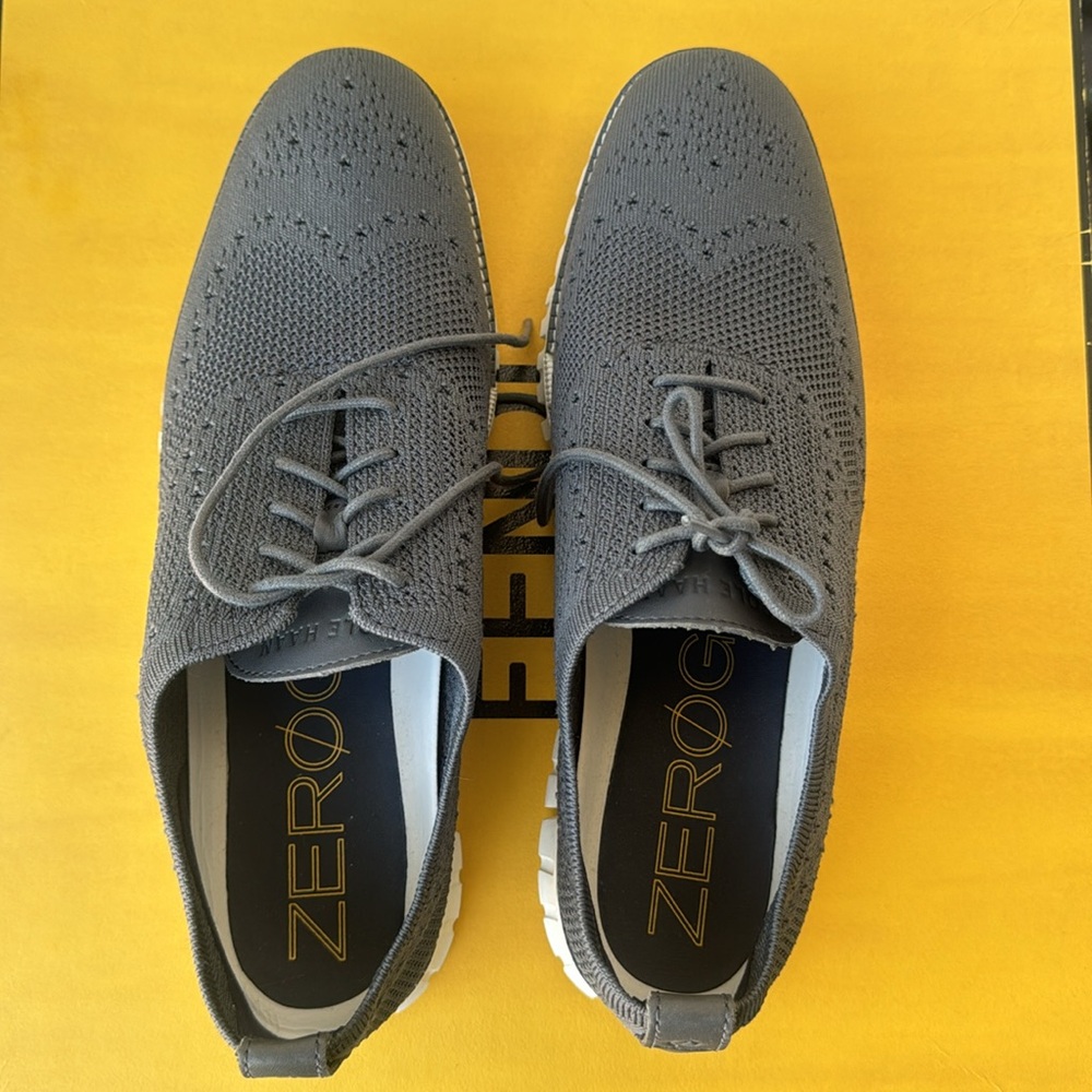 Cole Haan NWT Grand.os Grey Oxford Sneakers